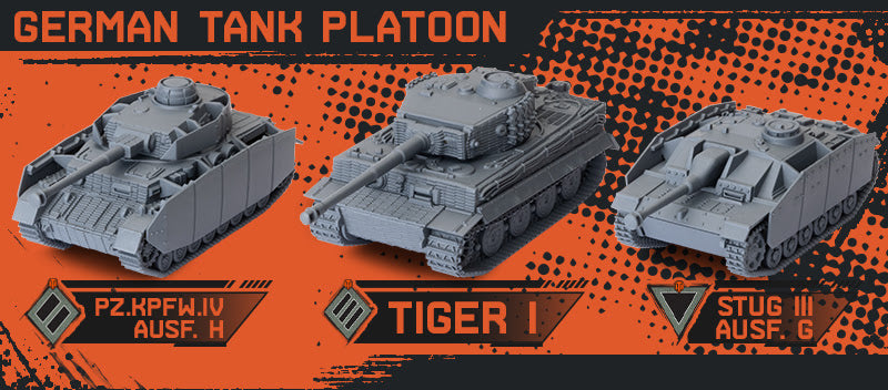 World of Tanks: German Tank Platoon (Panzer IV H, Tiger I, StuG III G) (WOT62)