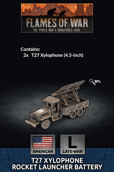 Flames of War: T27 Xylophone Rocket Launcher Battery (US145)