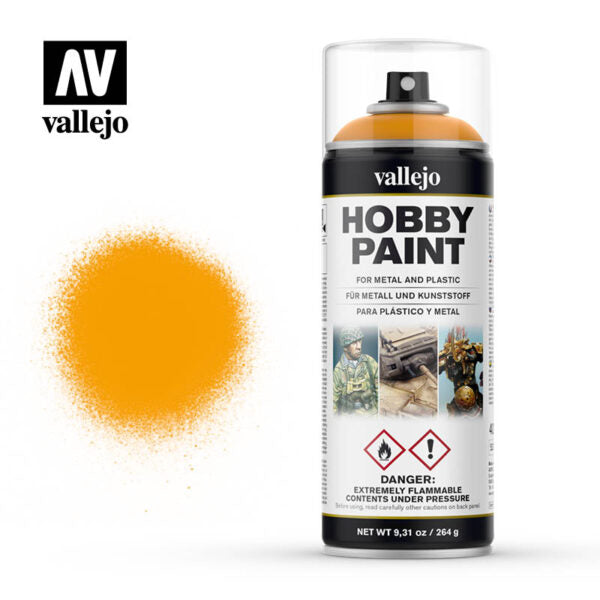 Vallejo Hobby Paint Spray: Sun Yellow (28.018)