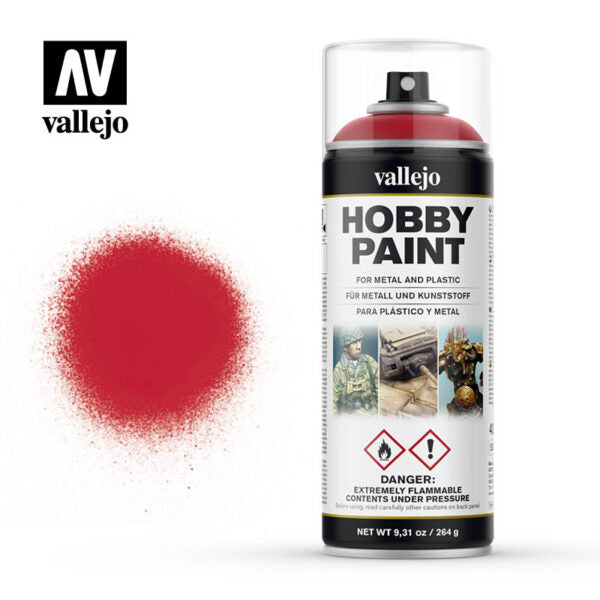 Vallejo Hobby Paint Spray: Bloody Red (28.023)