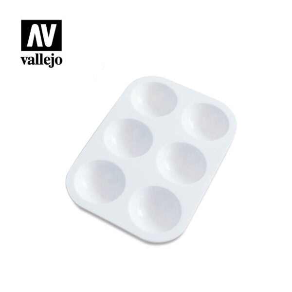 Vallejo Hobby Tools: Plastic Palette 13x9cm (HS120)