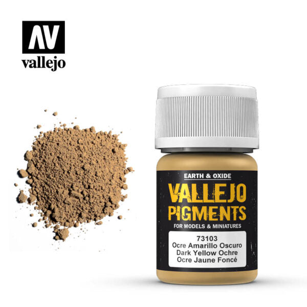 Vallejo Pigments: Dark Yellow Ocre (73.103)