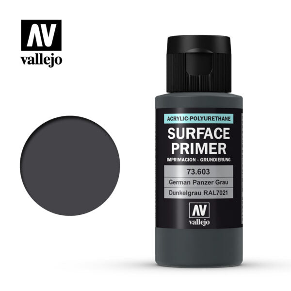 Vallejo Surface Primer: German Panzer Grey (RAL7021) (73.603)