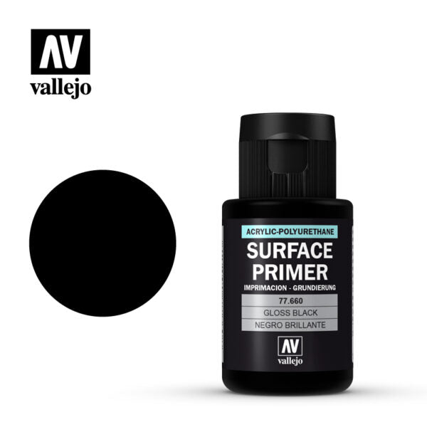 Vallejo Surface Primer: Gloss Black