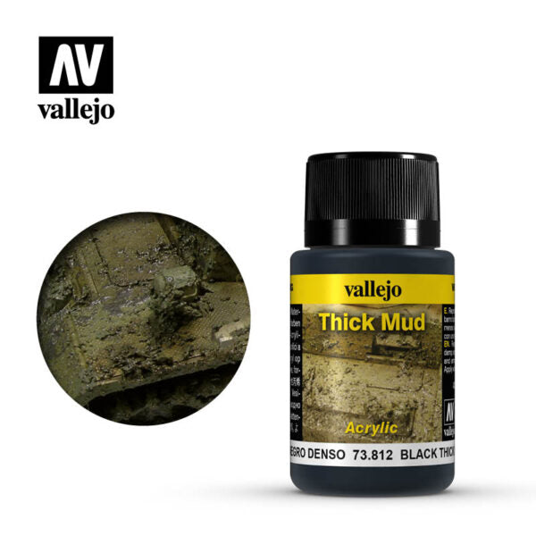 Vallejo Weathering Effects: Black Mud (73.812)