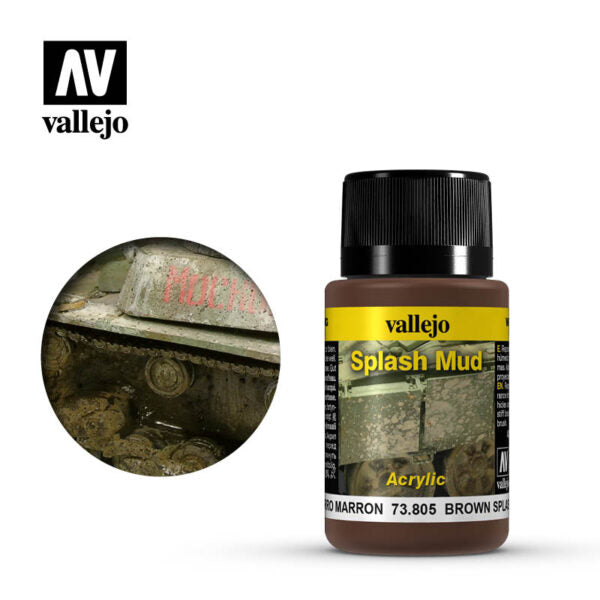 Vallejo Weathering Effects: Brown Splash Mud (73.805)