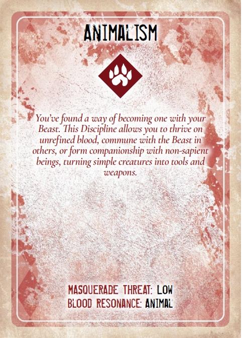 Vampire: The Masquerade - Blood Sorcery and Discipline Card Decks