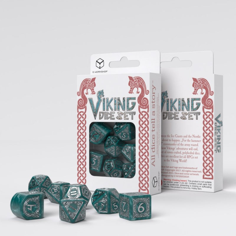 Viking Modern Dice Set: Mjolnir (Q-Workshop) (RVIK05)