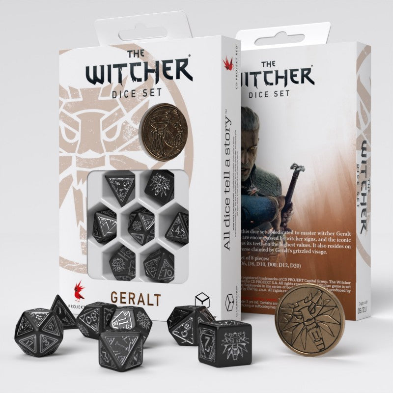 The Witcher Dice Set: Geralt - Silver Sword (Q-Workshop) (SWGE04)