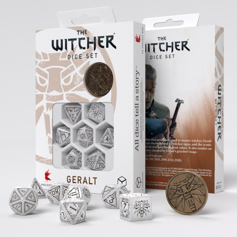 The Witcher Dice Set. Geralt - The White Wolf (Q-Workshop) (SWGE01)