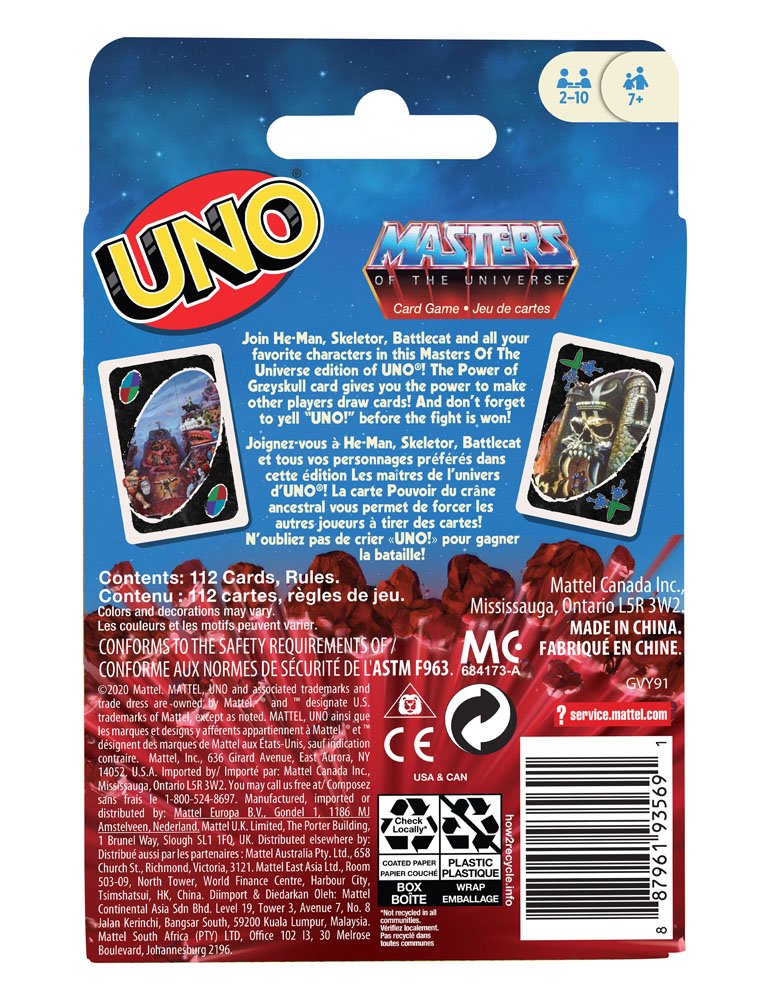 UNO: Masters of the Universe