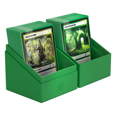 Ultimate Guard Boulder Deck Case 100+ Solid Green