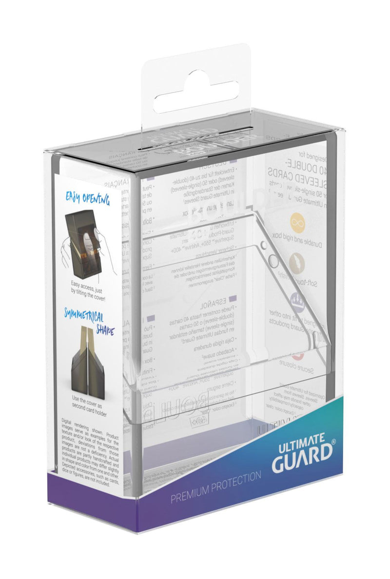 Ultimate Guard Boulder™ Deck Case 40+ Standard Size Clear
