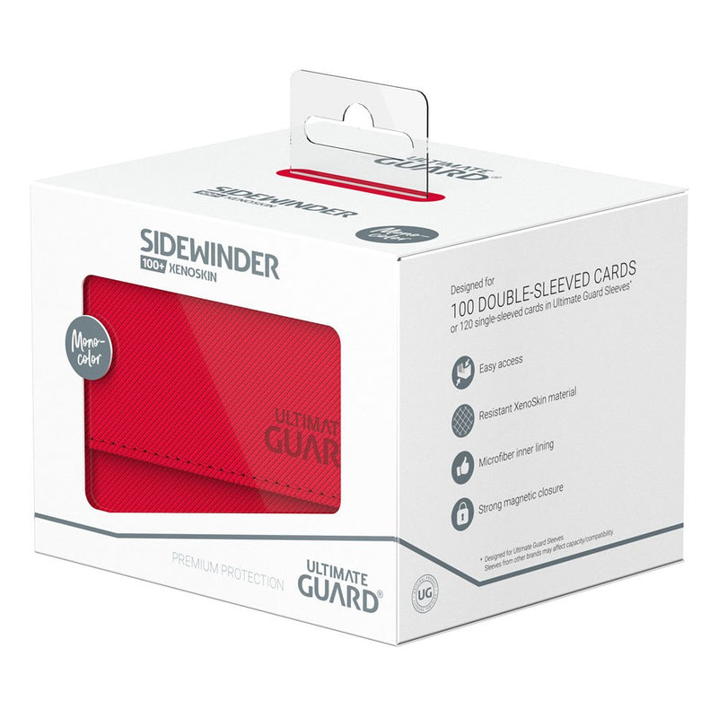 Ultimate Guard Sidewinder 100+ XenoSkin Monocolor Red
