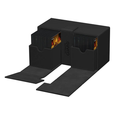 Ultimate Guard Twin Flip'n'Tray 200+ XenoSkin Monocolor Black