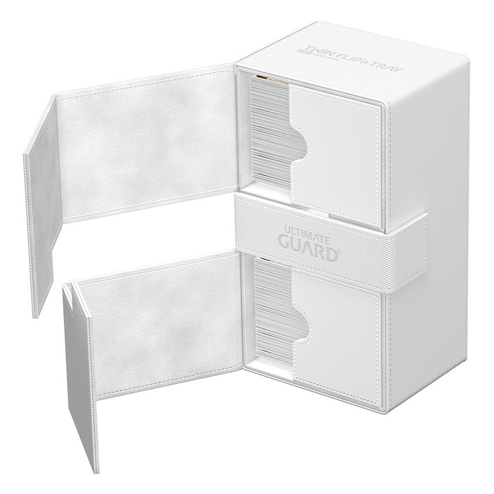 Ultimate Guard Twin Flip'n'Tray 200+ XenoSkin Monocolor White