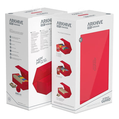 Ultimate Guard Arkhive 800+ XenoSkin Monocolor Red