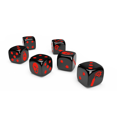 Zombicide 2nd Edition: Special Black and White Dice